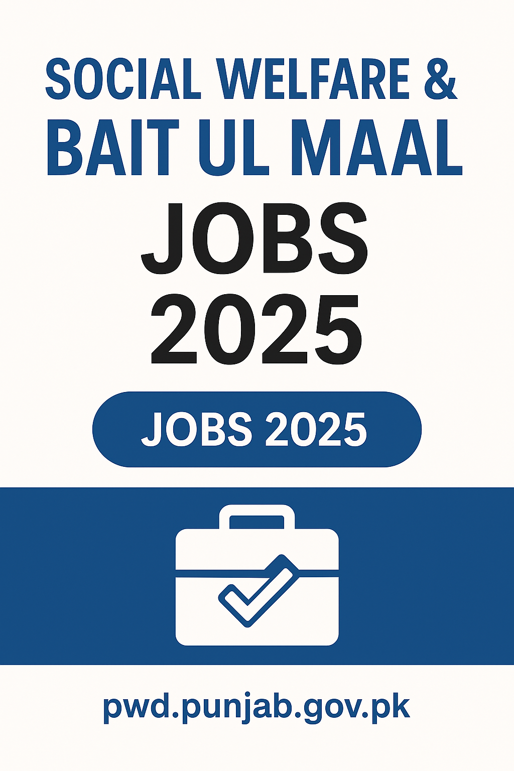 Social Welfare & Bait Ul Maal jobs 2025