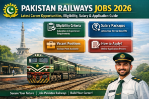 Pakistan Railways Jobs 2026 – Latest Career Opportunities, Eligibility, Salary & Application Guide